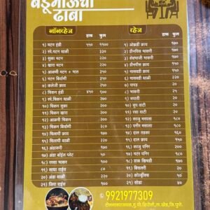 Physical Menu